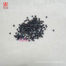 6-7mm Black Rice / Oval / Drop Freshwater Pearls